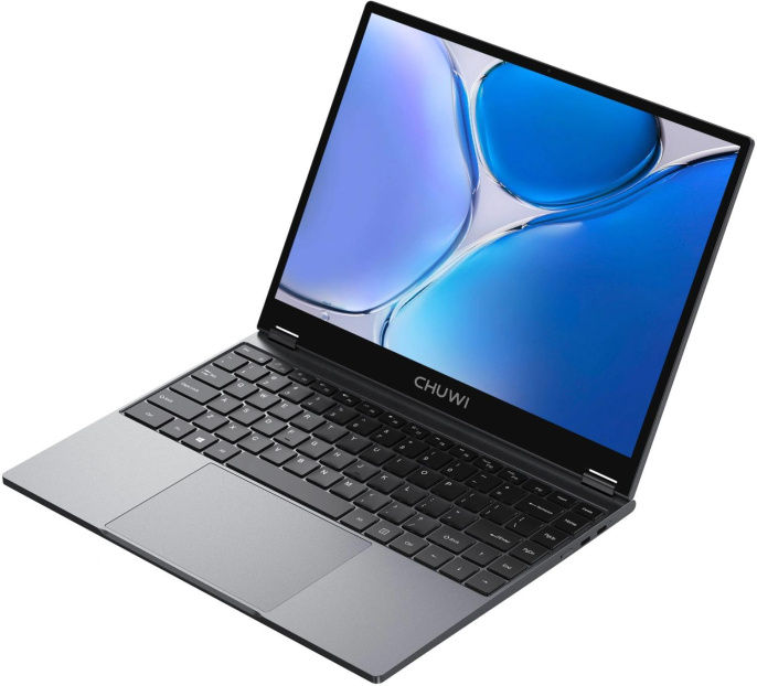 Ноутбук Chuwi Freebook N-series N150 16Gb SSD512Gb Intel Graphics 13.4" IPS Touch 2.5K 2520x1680 Windows 11 Home grey WiFi BT Cam 5000mAh (22534846)