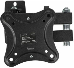 Кронштейн для телевизора HAMA Fullmotion, 10-27", настенный, черный [r1118152]