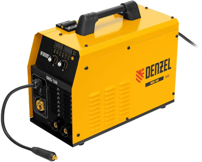 Сварочный полуавтомат Denzel IMIG-160 Synergy инвертор ММА/TIG MIG/MAG 4.5кВт