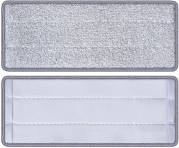 Набор для уборки со шваброй DEFENDER CM-402 серый,ведро 5,5л, 2 насадки,28402