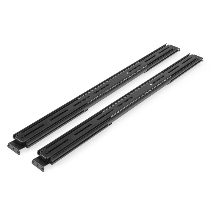 Телескопические направляющие ExeGate RK-650-26"-M универсальные, комплект 2 шт. рельсы/салазки для серверных корпусов, установочный размер 650-800 мм, высота 52 мм, длина в сложенном/раздвинутом виде 650/1300 мм, нагрузка до 45 кг EX300140RUS