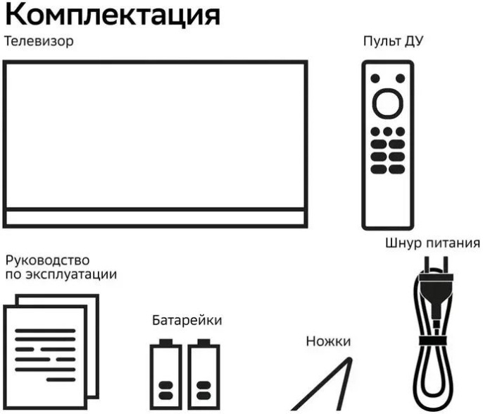 Телевизор LED Sber 43" SDX-43U5500DBA Салют ТВ Frameless черный 4K Ultra HD 60Hz DVB-T DVB-T2 DVB-C DVB-S DVB-S2 USB WiFi Smart TV (RUS)