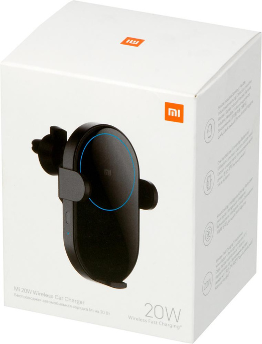 Держатель Xiaomi Mi Wireless для смартфонов, беспроводная зарядка, черный [gds4127gl]
