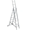 Алюминиевая трехсекционная лестница Perilla Ufuk Pro 3х7 ступеней 411307