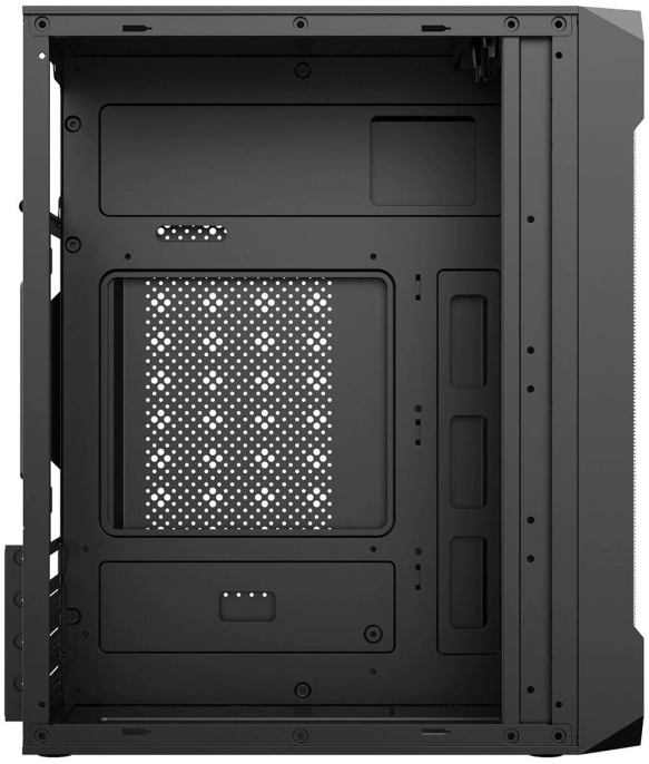 Корпус Bloody CC-129 черный без БП mATX 1x80mm 2x120mm 1xUSB2.0 1xUSB3.0 audio (CC-129-BK)