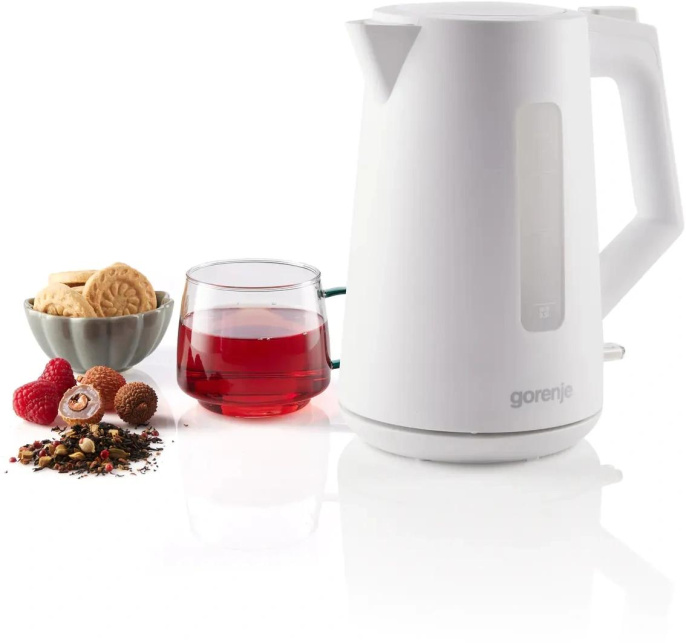 Чайник электрический Gorenje K17OPW 1.7л. 2200Вт белый корпус: пластик