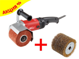 Щеточная шлифмашина WORTEX WS 1014 S в кор.+АКЦИЯ WS1014S00019А3