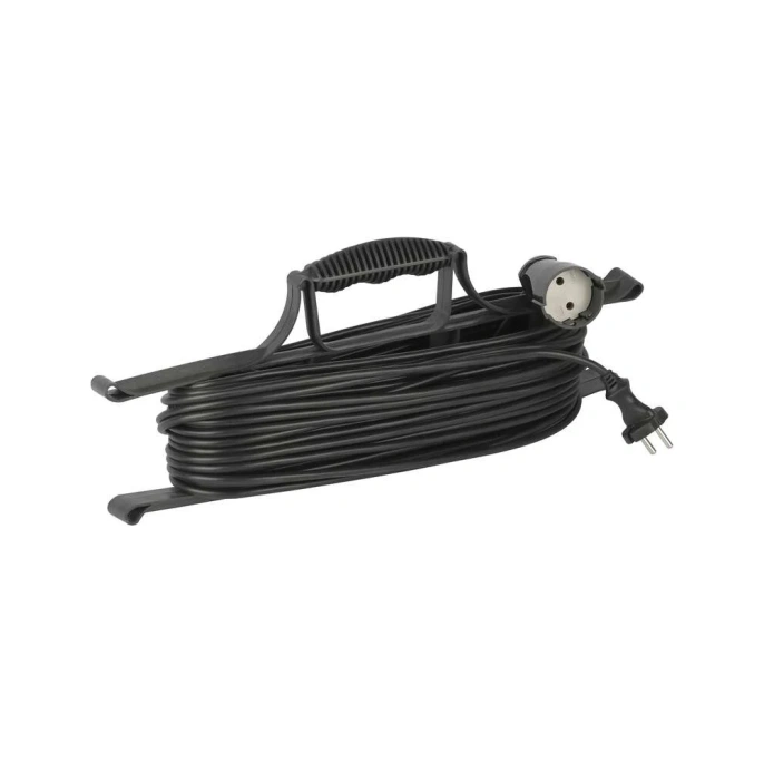 Удлинитель силовой Intro UF15002x1.5 на рамке без заземления 1 розетка 50м ПВС 2x1.5мм2 Б0064574