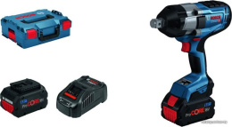 Гайковерт Bosch GDS 18V-1050 H Professional 0.601.9J8.502 питание: аккумулятор, Li-ion, 1750 об/мин, 1050 Н·м, напряжение аккумулятора: 18 В, ёмкость аккумулятора: 8 А·ч, аккумулятор в комплекте