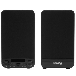 Dialog Jazz AJ-13 BLACK - акустические колонки 2.0, 2*15W RMS, Bluetooth, FM, USB+microSD reader