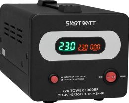 Стабилизатор напряжения SMARTWATT AVR Tower 1000RF черный [4512020370002]