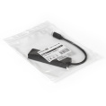 USB-Хаб (концентратор) 4-в-1 ExeGate DUB-4CP/1 (кабель-адаптер USB Type C --> 4xUSB3.0, доп. разъем USB Type-C для подключения источника питания, Plug&Play, черный) EX293986RUS