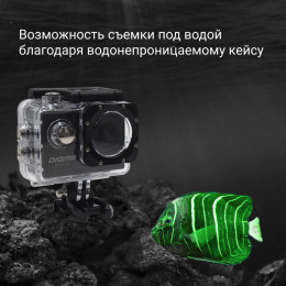 Экшн-камера Digma DiCam 240 1080p, WiFi, черный [dc240]