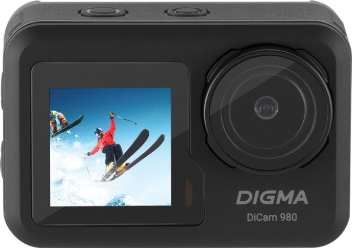Экшн-камера Digma DiCam 980 1xCMOS 12Mpix черный