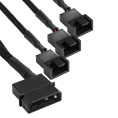 Разветвитель питания для корпусных вентиляторов ExeGate EX-CC-PSU-3xF (Molex/3x3/4pin, все разъемы имеют 2 контакта) EX294791RUS