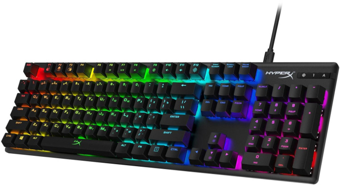 Клавиатура HyperX Alloy Origins механическая черный USB for gamer LED 4P4F6AA#ABA