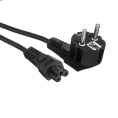 Кабель питания ноутбуков ExeGate Power PC5-0.75P-Schuko->C5/3x0.5Cu (Евровилка Schuko->C5, VDE-250V-3*0.5mm2, медь, черный, 6A, 0.75м) EP280678RUS