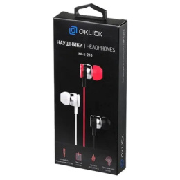 Oklick HP-S-210 1.2м красный проводные [374405]