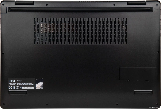 Ноутбук 15.6" IPS FHD HIPER WORKBOOK черный (Core i5 1030NG7/16Gb/512Gb SSD/VGA int/W11Pro/RJ45) (U26-15FII5103R16S5WPG)