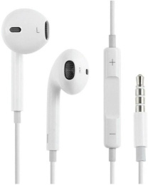 Наушники Hoco M1 Pro, 3.5 мм, внутриканальные, белый