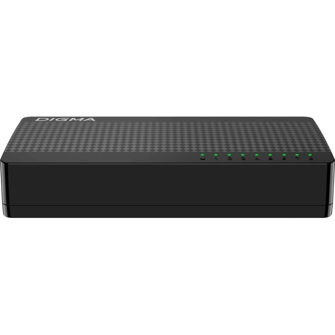 Неуправляемый коммутатор DIGMA DSW-308FE 8x100Mb 1870453