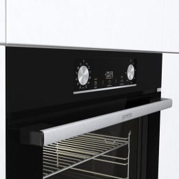 Встраиваемые электрические духовки GORENJE/ Духовой шкаф, 77л, 60 см, ExtraSteam: приготовление с паром, Очистка паром AquaClean, черный BOSX6737E03B