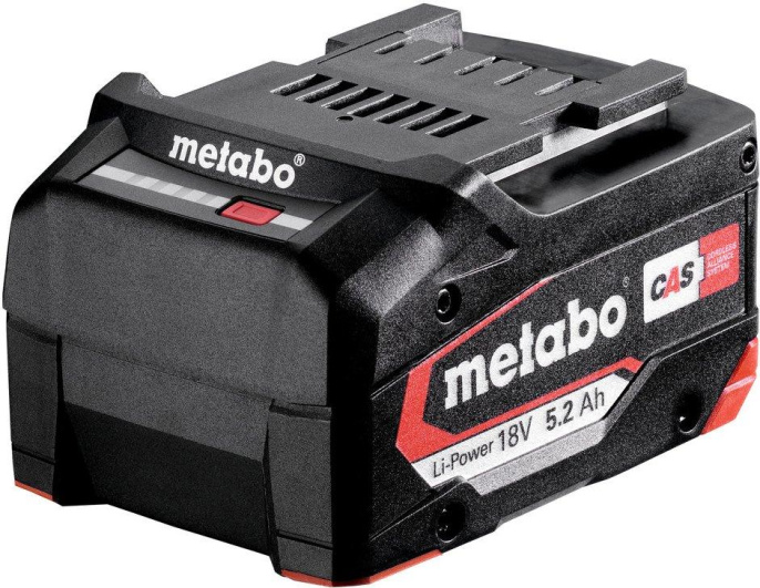 Батарея аккумуляторная METABO LI-Power Extreme, 18В, 5.2Ач, Li-Ion [625028000]
