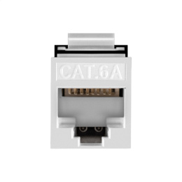 Модуль-вставка Keystone Jack RJ-45 ExeGate KJ-8P8C-U-C6A-180-TL (Кат.6A, неэкранированная, 180 градусов, IDC Toolless (без инструмента)) EX297266RUS