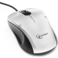 Мышь Gembird MOP-100-S Silver USB, 1000DPI