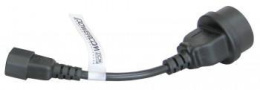 Кабель POWERCOM SCUT,  IEC-320 C14 to Socket Type-F 250V 10A