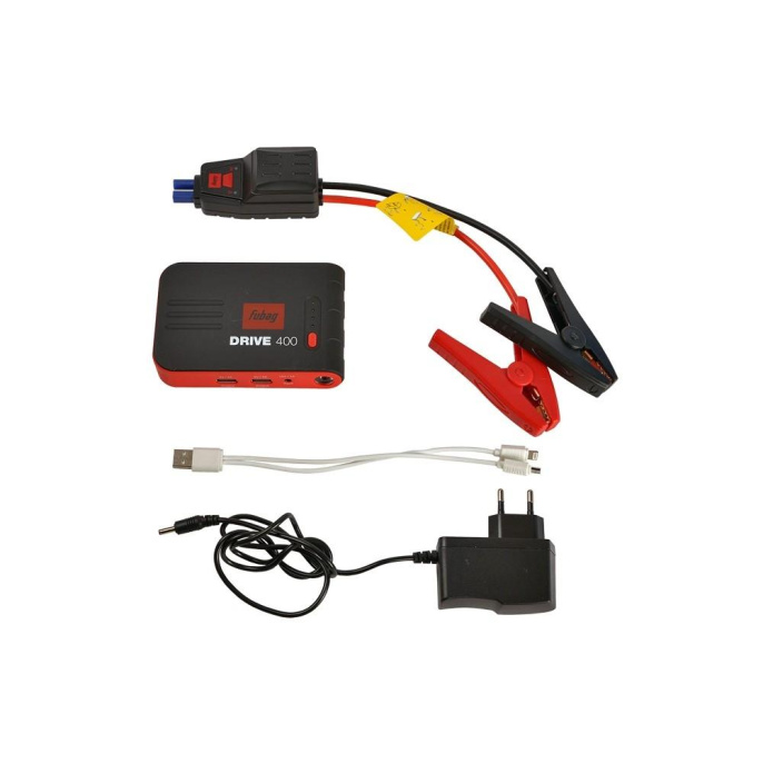 Пусковое устройство FUBAG drive 400 ток запуска 400а емкость аккумулятора 10000 мач type c 46308