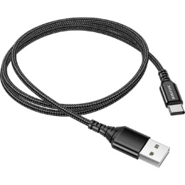  BOROFONE BX54/ USB кабель Type-C/ 1m/ 3A/ Нейлон/ Black (B-45835)