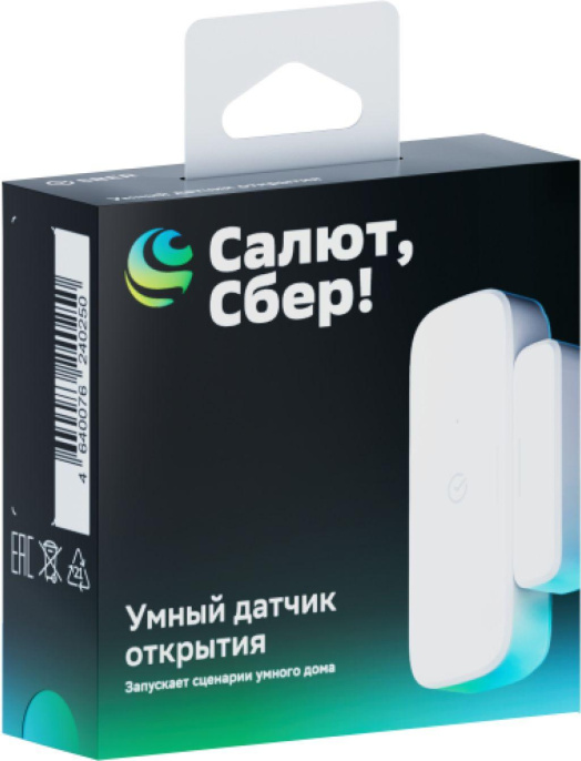 Датчик открытия двери/окна SBER SBDV-00030,  белый