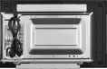 Встраиваемая микроволновая печь WEISSGAUFF HMT-206 Compact, 20л, 700Вт, черный [432897]