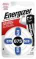 Батарейка Energizer EZ Turn & Lock 675 BL4 (воздушно-цинковая, для слухового аппарата, напряжение: 1.45 V)