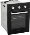 Духовой шкаф электрический LEX EDM 4570 BL, 53л, дверца с 2 стеклами, стекло черное