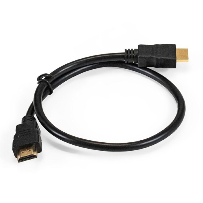 Кабель HDMI ExeGate EX-CC-HDMI-0.5 (19M/19M, 0,5м, v1.4b, позолоченные контакты) EX294682RUS