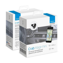 Держатель Deppa Crab Mage mini магнитный черный для смартфонов 55144