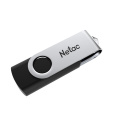 16GB USB 2.0 FlashDrive Netac U505 пластик+металл NT03U505N-016G-20BK