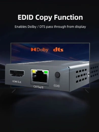 Удлинитель HDMI CABLETIME CP40G (CT-HEHD-FG60) Extender HD 1080P@60Hz до 60 м по витой паре RJ45