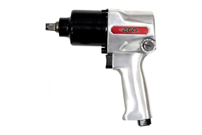 Пневмогайковерт 1/2" ECO AIW-600 с лубрикатором и головками 1/2", 7000 об/мин, 204л/мин