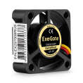 Вентилятор 12В DC ExeGate ExtraSilent ES03010S3P (30x30x10 мм, Sleeve bearing (подшипник скольжения), 3pin, 8000RPM, 18dBA) EX297008RUS