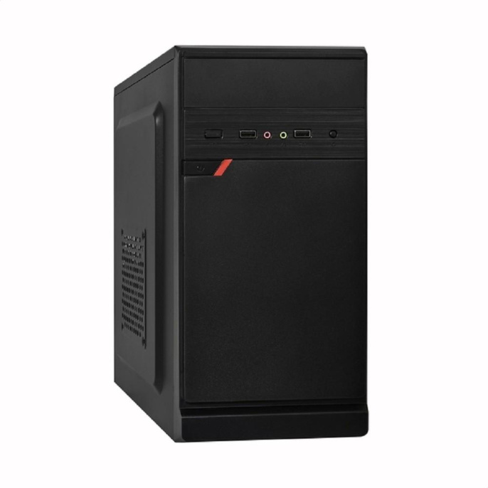 Корпус Minitower ExeGate BAA-106 mATX, без БП, 2*USB, аудио, черный EX283056RUS