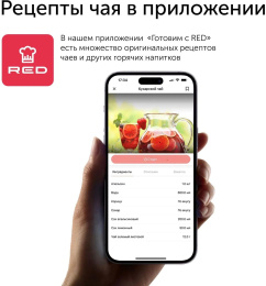 Чайник электрический RED SOLUTION RK-M172, 1.7л, нержавеющая сталь/пластик