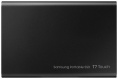 2ТБ Внешний диск SSD Samsung T7 Touch MU-PC2T0K/WW, USB-C, запись - 1000МБ/с, чтение - 1050МБ/с, черный