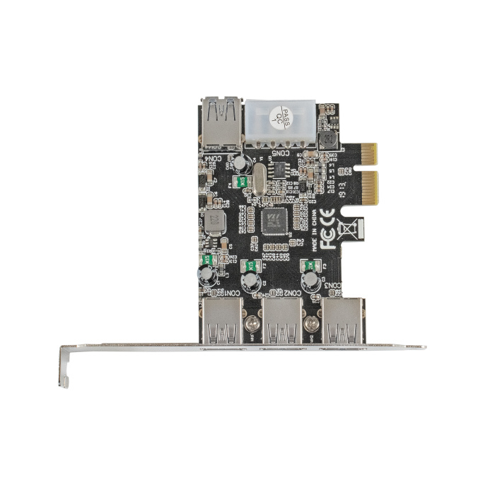 Контроллер ExeGate EXE-367 (PCI-E x1 v2.0, 3*USB3.0 ext. + 1*USB3.0 int., разъем доп.питания, VIA Labs Chipset VL805) EX283720RUS