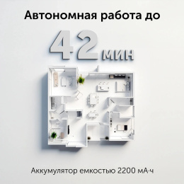 Ручной пылесос handstick RED SOLUTION V3080, 450Вт, серый/серый