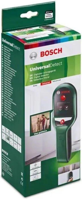 Детектор металла Bosch UniversalDetect зеленый/черный 0603681300