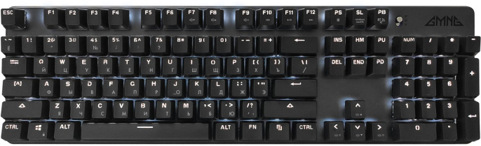 Клавиатура GMNG GG-KB785XW механическая черный/серый USB беспроводная BT/Radio Multimedia for gamer Touch LED подставка для запястий 1901105