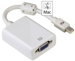 Адаптер Hama VGA (f) miniDisplayPort (m) 0.1м (00053247) белый